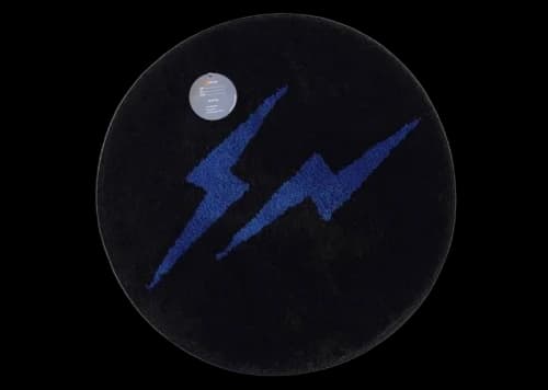 Fragment Design x Gallery 1950 Large Rug Black/Blue