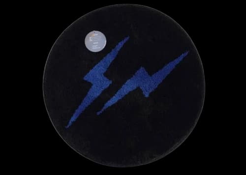 Fragment Design x Gallery 1950 Small Rug Black/Blue