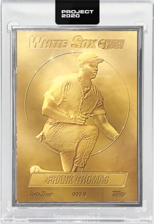 Frank Thomas 1990 Topps Project 2020 Don C Artist Proof /20 #73