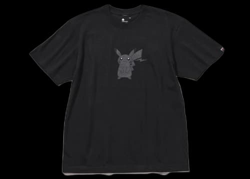 Fragment x Pokemon Thunderbolt Project Pikachu Front Print Tee Black
