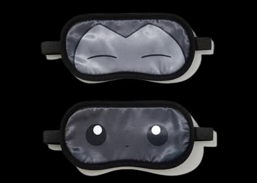 Fragment x Pokemon Thunderbolt Project Pikachu Snorlax Eye Mask (Set of 2) Black