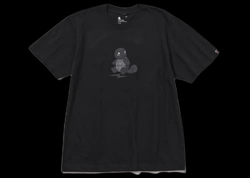 Fragment x Pokemon Thunderbolt Project Squirtle Front Print Tee Black