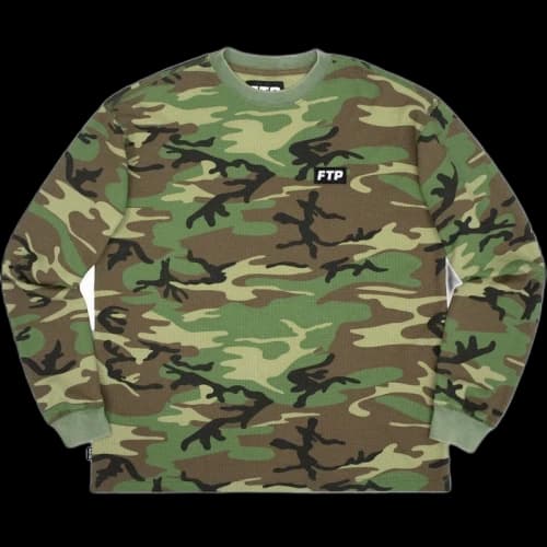 FTP Embroidered Logo Patch Thermal (Woodland Camo)