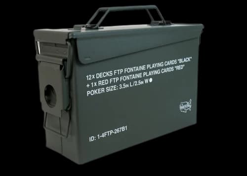 FTP Fontaine 12 Black Edition & 1 Red Edition Decks Ammo Brick Box
