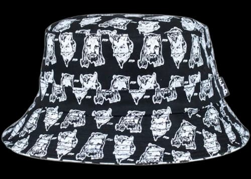 FTP Heaven or Hell Reversible Bucket Hat Black/White