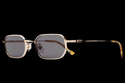 FTP x Crap Eyewear Wire Sunglasses Polished Gold/Grey