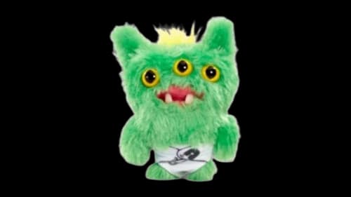Fuggler Baby Fugg Reek-O Green Long Haired Plush