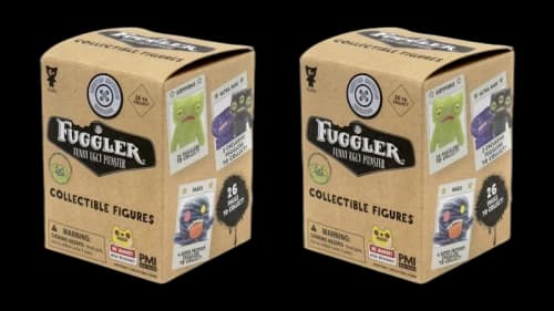 Fuggler Set of 2 Zuru Fuggler Mystery Collectible Mini Figures Limited Edition Designs 2 Blind Boxes Black