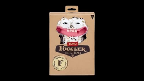 Fuggler Zuru Fuggler Gold Fuggs Grin Grin White Funny Ugly Monster Plush White