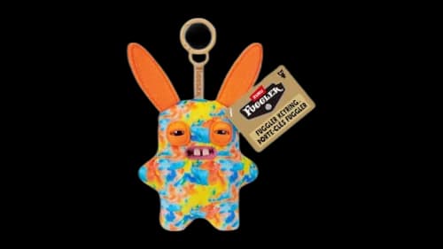 Fuggler Zuru Fuggler Mini Fuggler Rabid Rabbit 5 Inch Plush Keyring Orange