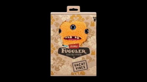 Fuggler Zuru Fuggler Vacay Vibes Reek-O Orange Funny Ugly Monster 9 Inch Plush Black