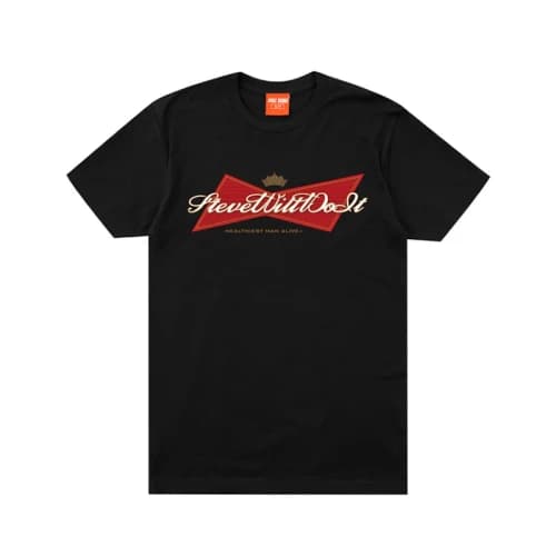 Full Send Stevewilldoit Bowtie Tee Black