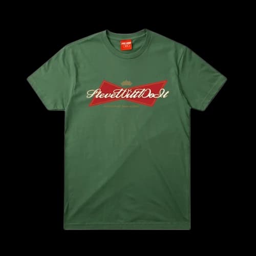 Full Send Stevewilldoit Bowtie Tee Green