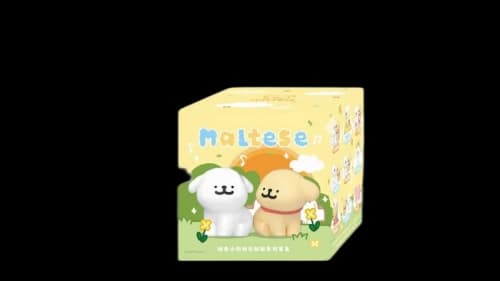 Funism Maltese Happy Snuggling Series Figures Single Blind Box
