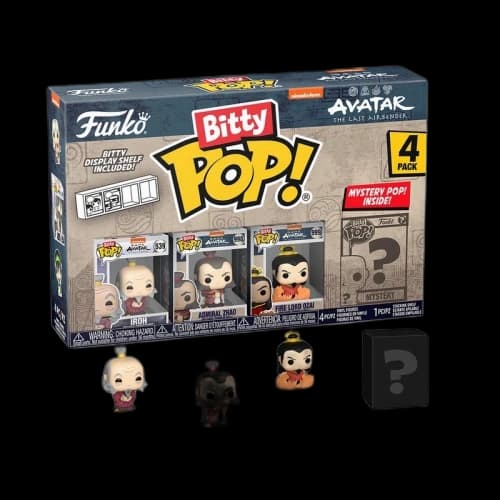 Funko Bitty Pop! Avatar Iroh / Admiral Zhao / FIre Lord Ozai 4 Pack