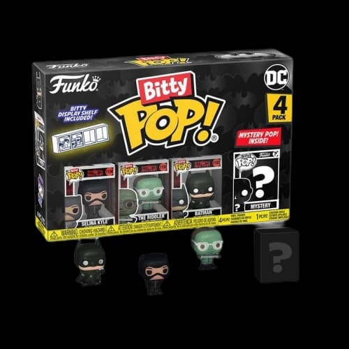 Funko Bitty Pop! Batman 85th Selena Kyle / The Riddler / Batman 4 Pack