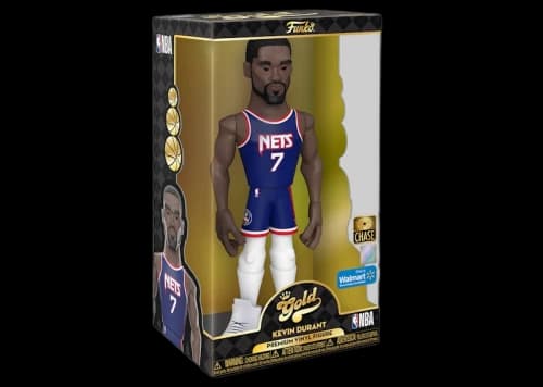 Funko Gold NBA Brooklyn Nets Kevin Durant 12 Inch Walmart Chase Exclusive Figure