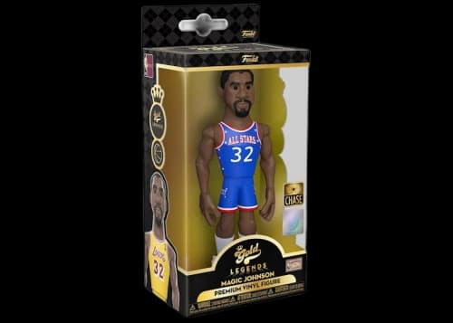 Funko Gold NBA Legends Los Anglees Lakers Magic Johnson 5 Inch Chase Exclusive Figure