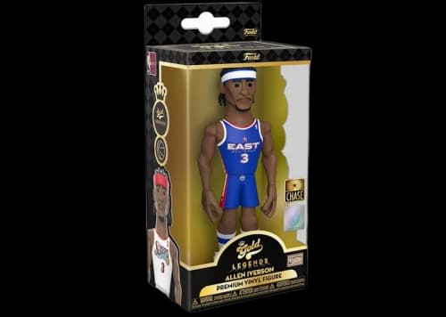 Funko Gold NBA Legends Philadelphia 76ers Allen Iverson 5 Inch Chase Exclusive Figure