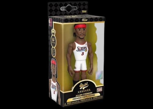 Funko Gold NBA Legends Philadelphia 76ers Allen Iverson 5 Inch Figure
