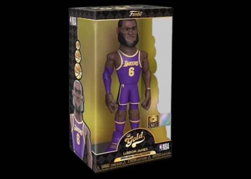 Funko Gold NBA Los Angeles Lakers LeBron James 12 Inch Chase Exclusive Figure