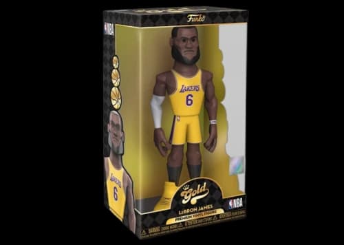 Funko Gold NBA Los Angeles Lakers LeBron James 12 Inch Figure