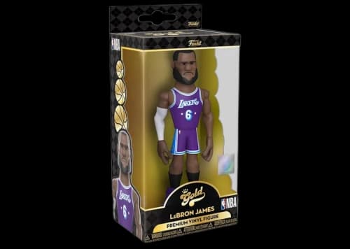 Funko Gold NBA Los Angeles Lakers LeBron James 5 Inch Premium Figure