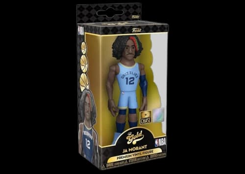 Funko Gold NBA Memphis Grizzlies Ja Morant 5 Inch Chase Exclusive Premium Figure