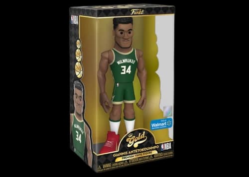 Funko Gold NBA Milwaukee Bucks Giannis Antetokounmpo 12 Inch Walmart Exclusive Premium Figure