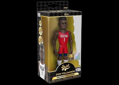 Funko Gold NBA New Orleans Pelicans Zion Williamson 5 Inch Chase Exclusive Premium Figure