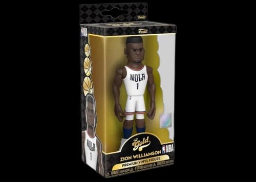 Funko Gold NBA New Orleans Pelicans Zion Williamson 5 Inch Premium Figure
