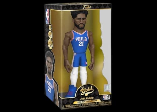 Funko Gold NBA Philadelphia 76ers Joel Embiid 12 Inch Vinyl Figure