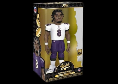 Funko Gold NFL Baltimore Ravens Lamar Jackson 12 Inch Chase Exclusive Figure