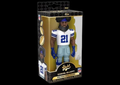 Funko Gold NFL Dallas Cowboys Ezekiel Elliott (Home Uniform) 5 Inch Figure