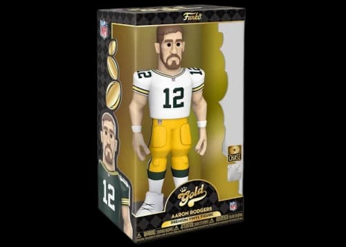 Funko Gold NFL Green Bay Packers Aaron Rodgers 12 Inch Chase Exclusive Figure