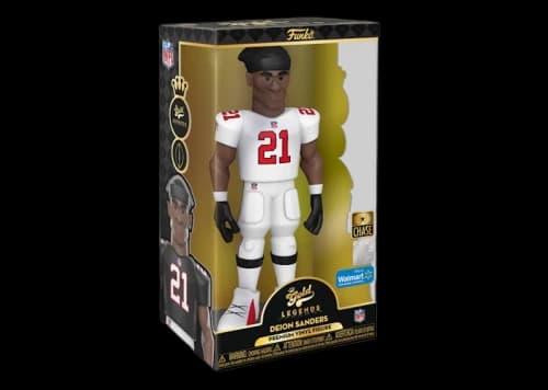 Funko Gold NFL Legends Atlanta Falcons Deion Sanders 12 Inch Chase Edition Walmart Excluisive Figure