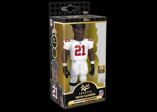 Funko Gold NFL Legends Atlanta Falcons Deion Sanders 5 Inch Chase Edition Figure