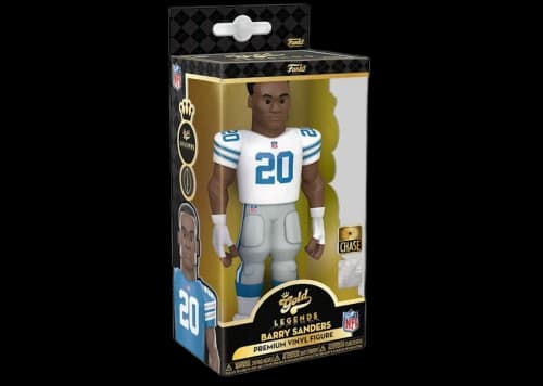Funko Gold NFL Legends Detroit Lions Barry Sanders 5 Inch Chase Edition Figure