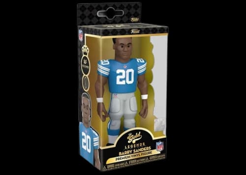 Funko Gold NFL Legends Detroit Lions Barry Sanders 5 Inch Figure