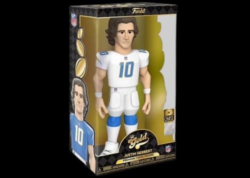 Funko Gold NFL Los Angeles Chargers Justin Herbert 12 Inch Chase Exclusive Figure