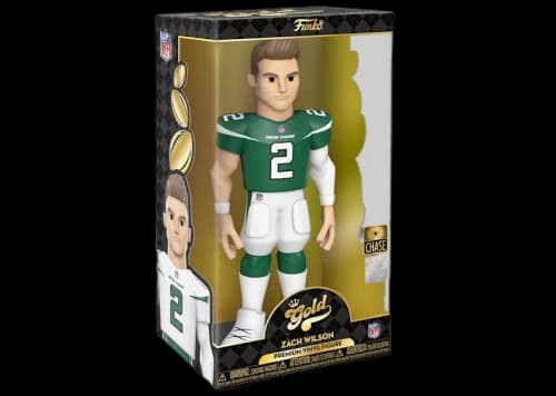 Funko Gold NFL New York Jets Zach Wilson 12 Inch Chase Exclusive Figure