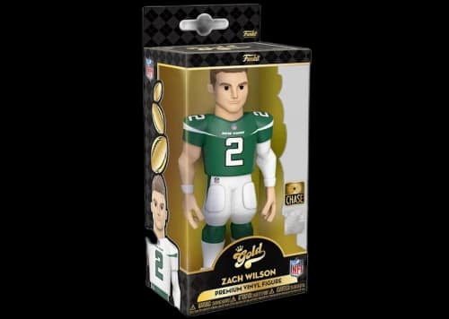 Funko Gold NFL New York Jets Zach Wilson 5 Inch Chase Exclusive Figure