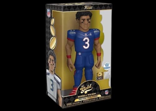 Funko Gold NFL Seattle Seahawks Russell Wilson Funko Shop Exclusive (Edition of 1500) Premium Chase Figure