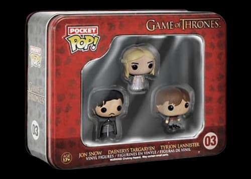 Funko Pocket Pop! Game of Thrones Jon Snow/Daenerys Targaryen/Tyrion Lannister Figure #03