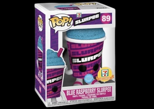 Funko Pop! 711 Slurpee Blue Raspberry Glitter 711 Exclusive Figure #89