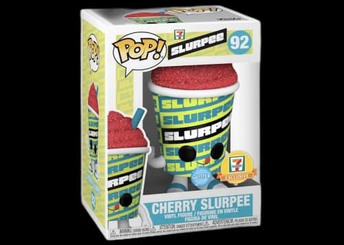 Funko Pop! 711 Slurpee Cherry Slurpee Glitter 711 Exclusive Figure #92