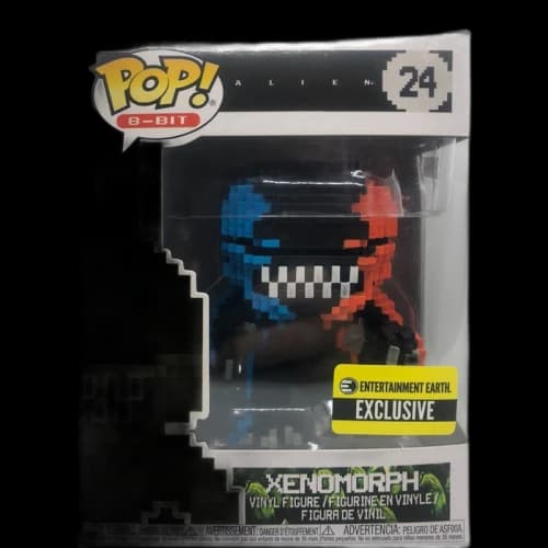 Funko Pop! 8-Bit Alien Xenomorph Entertainment Earth Exclusive Figure #24