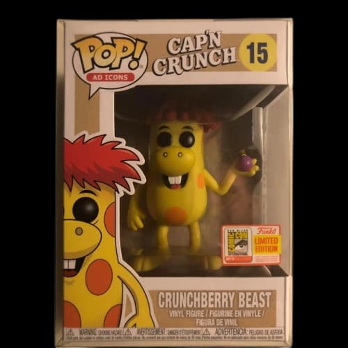 Funko Pop! Ad Icons Cap'n Crunch Crunchberry Beast SDCC Figure #15