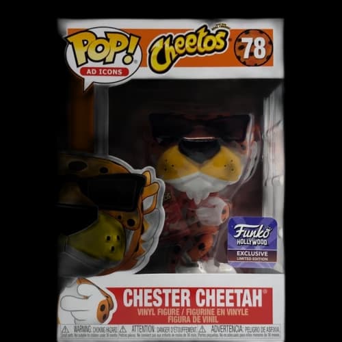 Funko Pop! Ad Icons Chester Cheetah (Bag) (Sunglasses) Hollywood Exclusive Figure # 78