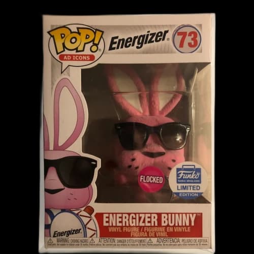 Funko Pop! Ad Icons Energizer Bunny (Flocked) Funko Shop Limited Edition Figure #73